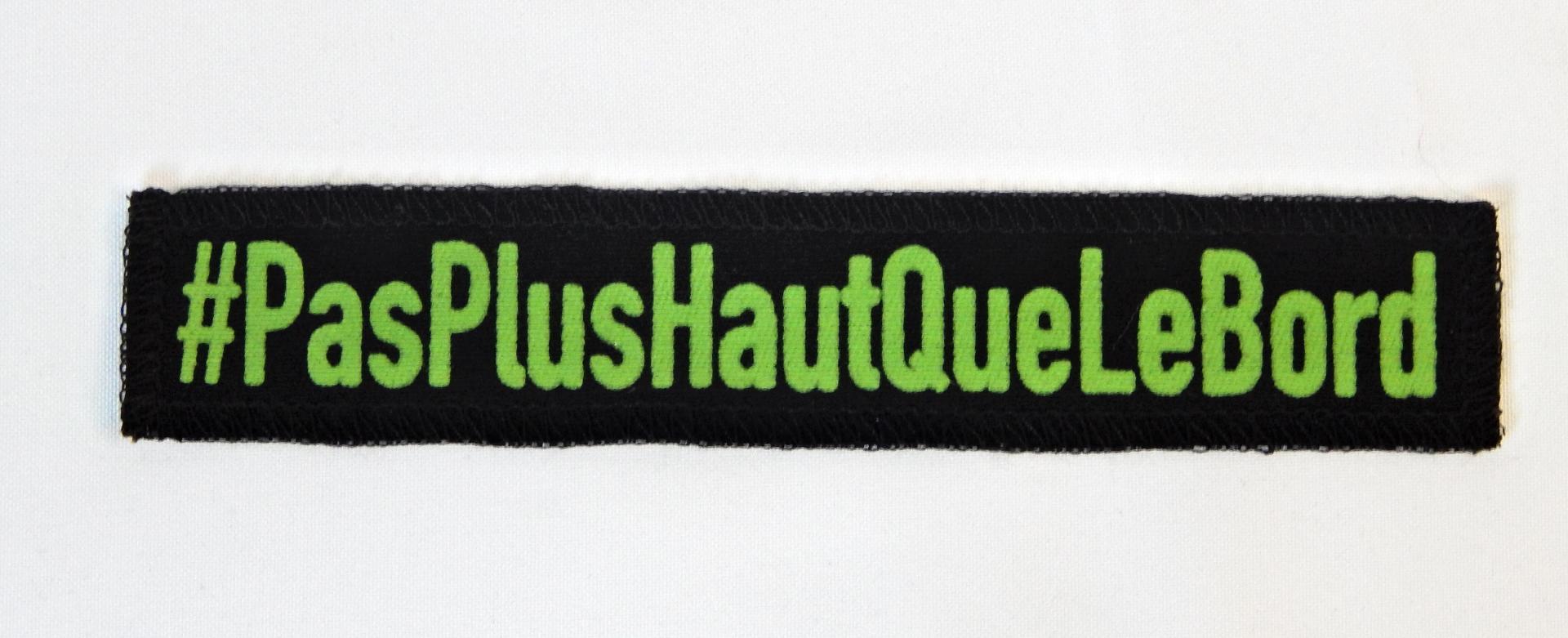 Pasplushautquelebord vert