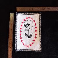 Tete de mort fleur